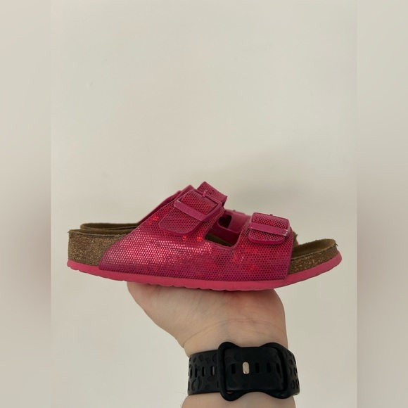 Birkenstock Arizona Birko-Flor Magic Galaxy Rose Girls EU 32 US 1.5 Sandals - Picture 4 of 8